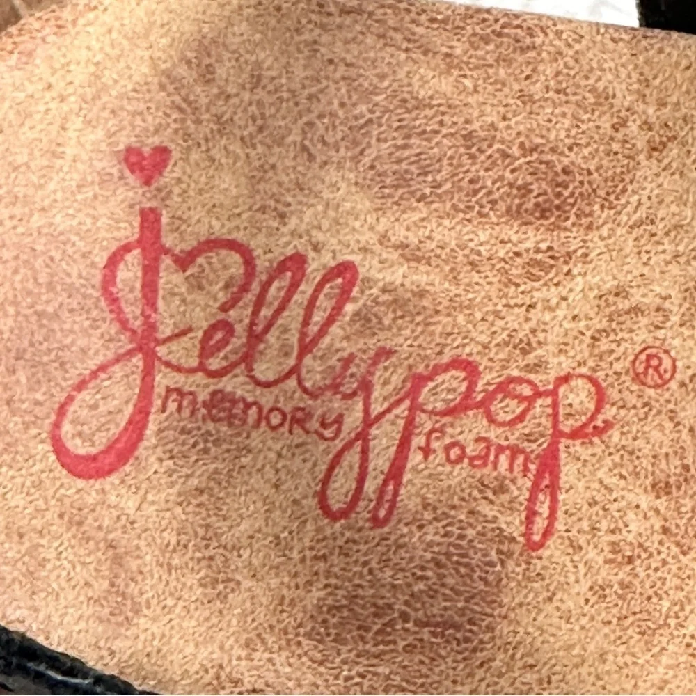 Jelly Pop Platform Black & Cork Sandals / Shoes, 8.5